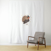 帽子と星とウィッチーきらめくチ七面鳥 タペストリー (インサイチュ)