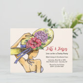 帽子と馬のダービー 招待状 (スタンド正面)