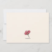 帽子と馬のダービー 招待状 (裏面)