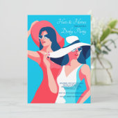 帽子と馬のダービー 招待状 (スタンド正面)