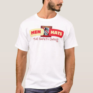 帽子なしの男性「安全ダンス」 Tシャツ – 80s