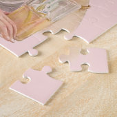 帽子にサイッピングソーダの女の子 ジグソーパズル (側面)