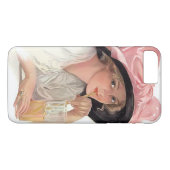 帽子にサイッピングソーダの女の子 Case-Mate iPhoneケース (裏面(横))