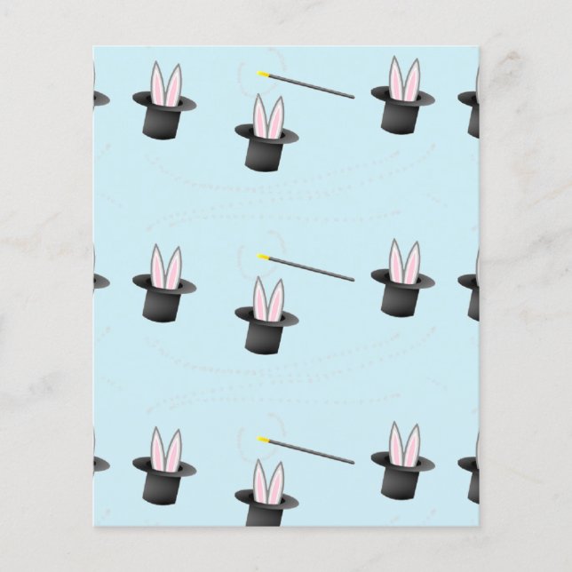 帽子に入ったバニーと青い魔法 (正面)