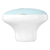 帽子に入ったバニーと青い魔法 セラミックノブ (側面)