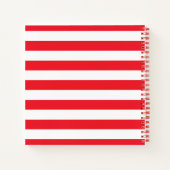 帽子ねこが舞台でお辞儀 ノートブック (裏面)