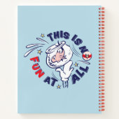 帽子ねこ | これは全く楽しくない ノートブック (裏面)