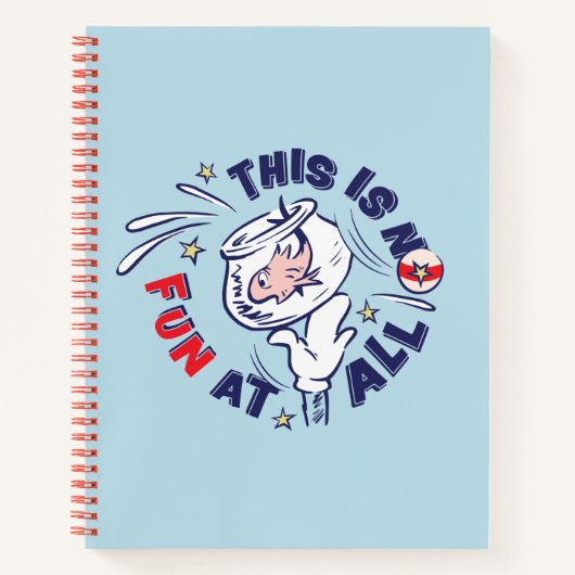 帽子ねこ | これは全く楽しくない ノートブック (正面)