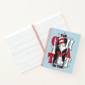 帽子ねこ | モノクロテキスト ノートブック (内部)