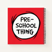 帽子ねこ | 就学前グッズ ノートブック (裏面)