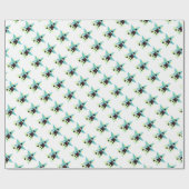 帽子のウサギを持つ手品師の男の子 ラッピングペーパー (フラット)