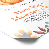 帽子のカボチャどのように大きいママの腹のゲーム ポスター (角)