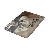 帽子のゴシックスカルヴィンテージハロウィーン バスマット (アングル)