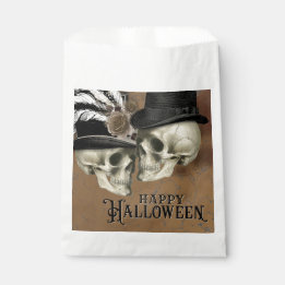 帽子のゴシックスカルヴィンテージハロウィーン フェイバーバッグ