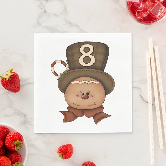 帽子のナプキンの8番目の人 スタンダードランチョンナプキン