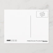 帽子のネズミ食べ物のランチポストカード ポストカード (裏面)