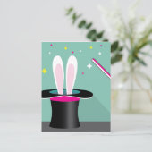 帽子のバニー魔法 ポストカード (スタンド正面)