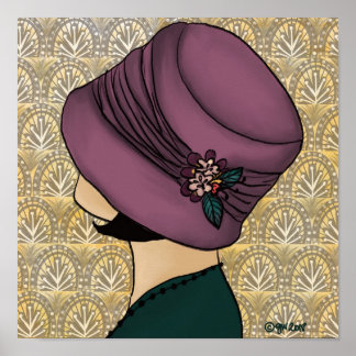 帽子のフラッパー ポスター