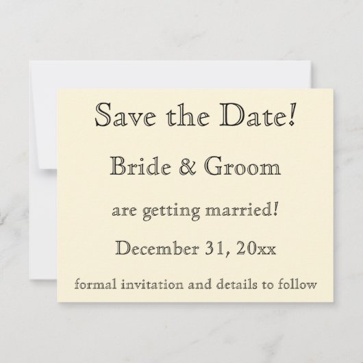 帽子のヴィンテージのビクトリアンでおもしろいな猫は日付を救います セーブザデート (裏面)