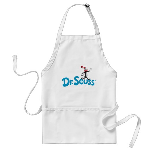 帽子のヴィンテージロゴの猫 スタンダードエプロン (正面)