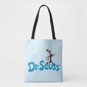 帽子のヴィンテージロゴの猫 トートバッグ (正面)