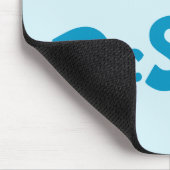 帽子のヴィンテージロゴの猫 マウスパッド (コーナー)