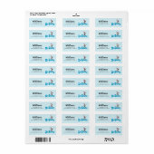 帽子のヴィンテージロゴの猫 ラベル (フルシート)