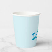 帽子のヴィンテージロゴの猫 紙コップ (右)