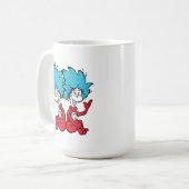 帽子の中の猫のシングワン＆シングツー コーヒーマグカップ (正面左)