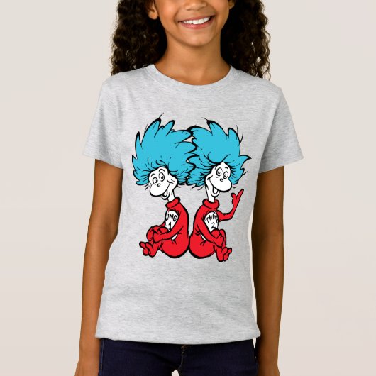 帽子の中の猫のシングワン＆シングツー Tシャツ (正面)