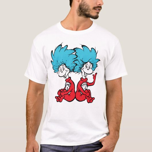 帽子の中の猫のシング1&シング2 Tシャツ (正面)