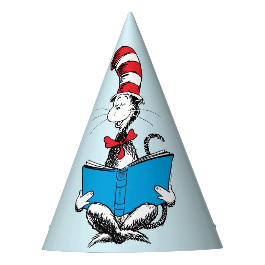 帽子の中の猫の読書 パーティーハット (正面)