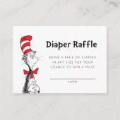 帽子の中の猫 |おむつラッフル挿入カード エンクロージャーカード (正面)