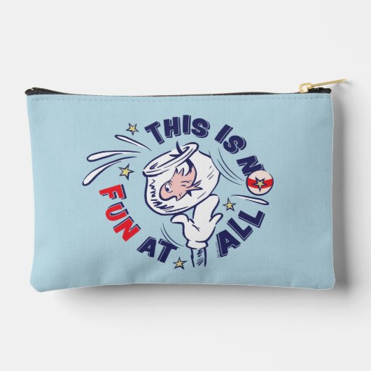 帽子の中の猫 | これはおもしろいではない アクセサリーポーチ (裏面)