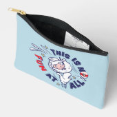 帽子の中の猫 | これはおもしろいではない アクセサリーポーチ (見開き)