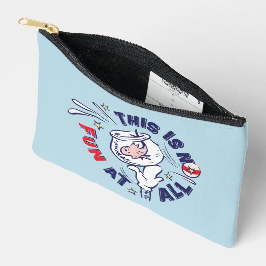 帽子の中の猫 | これはおもしろいではない アクセサリーポーチ (見開き)