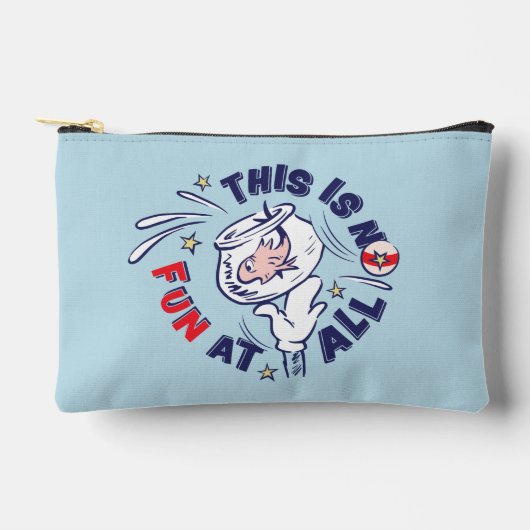 帽子の中の猫 | これはおもしろいではない アクセサリーポーチ (正面)