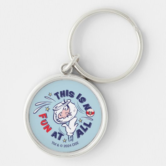 帽子の中の猫 | これはおもしろいではない キーホルダー (正面)