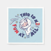 帽子の中の猫 | これはおもしろいではない スタンダードカクテルナプキン (正面)