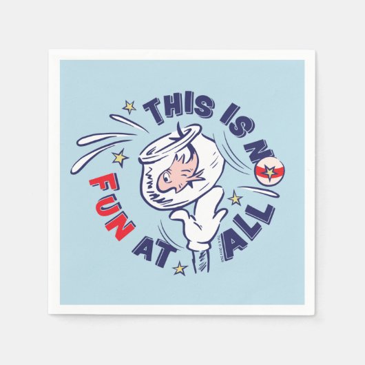 帽子の中の猫 | これはおもしろいではない スタンダードカクテルナプキン (正面)