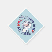 帽子の中の猫 | これはおもしろいではない スタンダードカクテルナプキン (角)