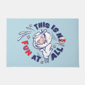 帽子の中の猫 | これはおもしろいではない ドアマット (正面)