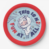 帽子の中の猫 | これはおもしろいではない ペーパープレート (正面)