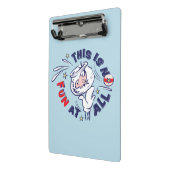 帽子の中の猫 | これはおもしろいではない ミニクリップボード (アングル2)