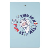 帽子の中の猫 | これはおもしろいではない ミニクリップボード (裏面)