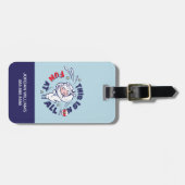 帽子の中の猫 | これはおもしろいではない ラゲッジタグ (正面横)