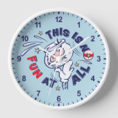 帽子の中の猫 | これはおもしろいではない 壁時計 (正面)