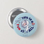 帽子の中の猫 | これはおもしろいではない 缶バッジ (正面&裏面)