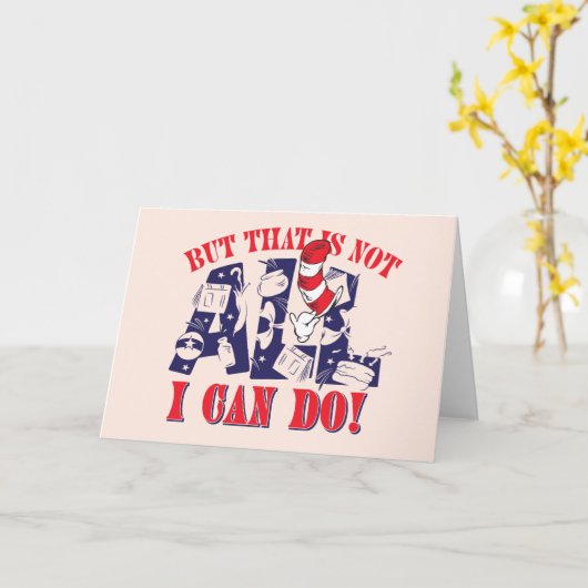 帽子の中の猫 | しかしそればかりではない カード (黄色い花)