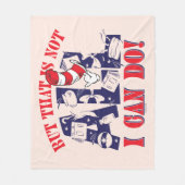 帽子の中の猫 | しかしそればかりではない フリースブランケット (正面)